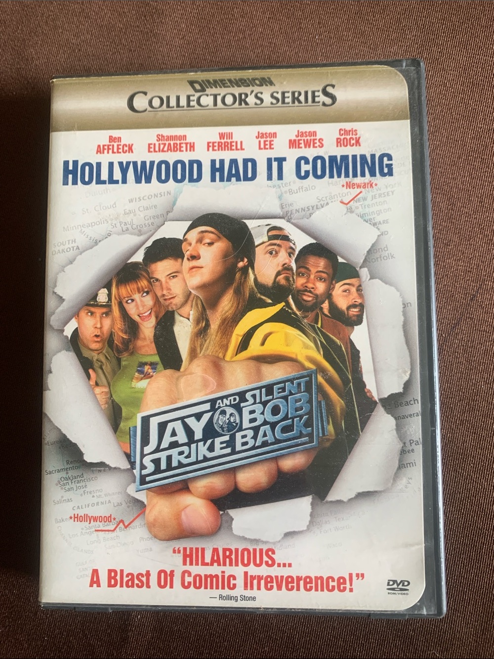 Jay and Silent Bob Strike Back DVD — White, Blue, Yellow